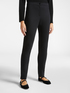 Pantalones slim fit de punto milano image number 2