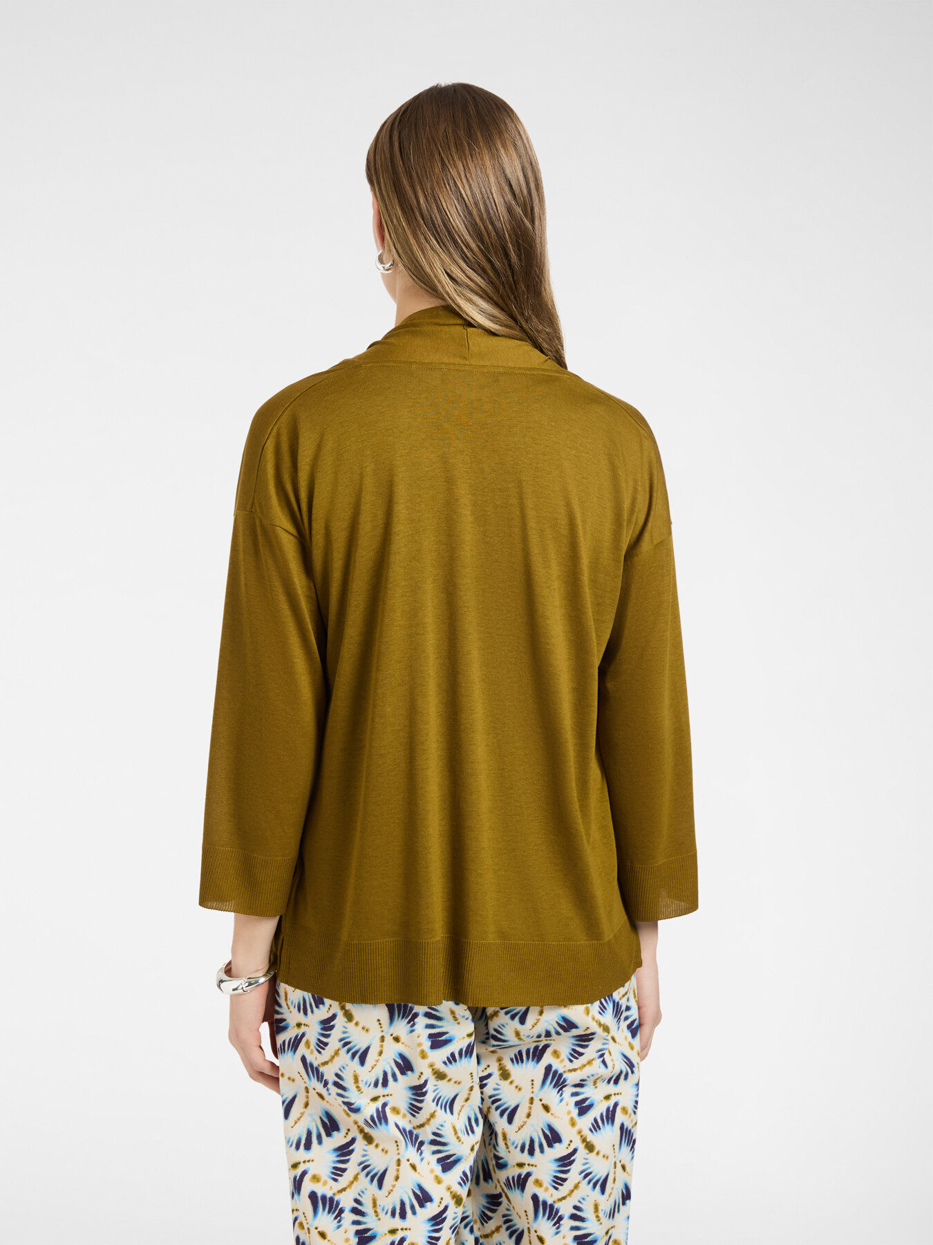 Cardigan relaxed fit aperto davanti image number 1