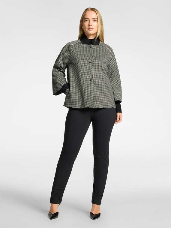 Slim-Fit-Hose aus Milano-Strick