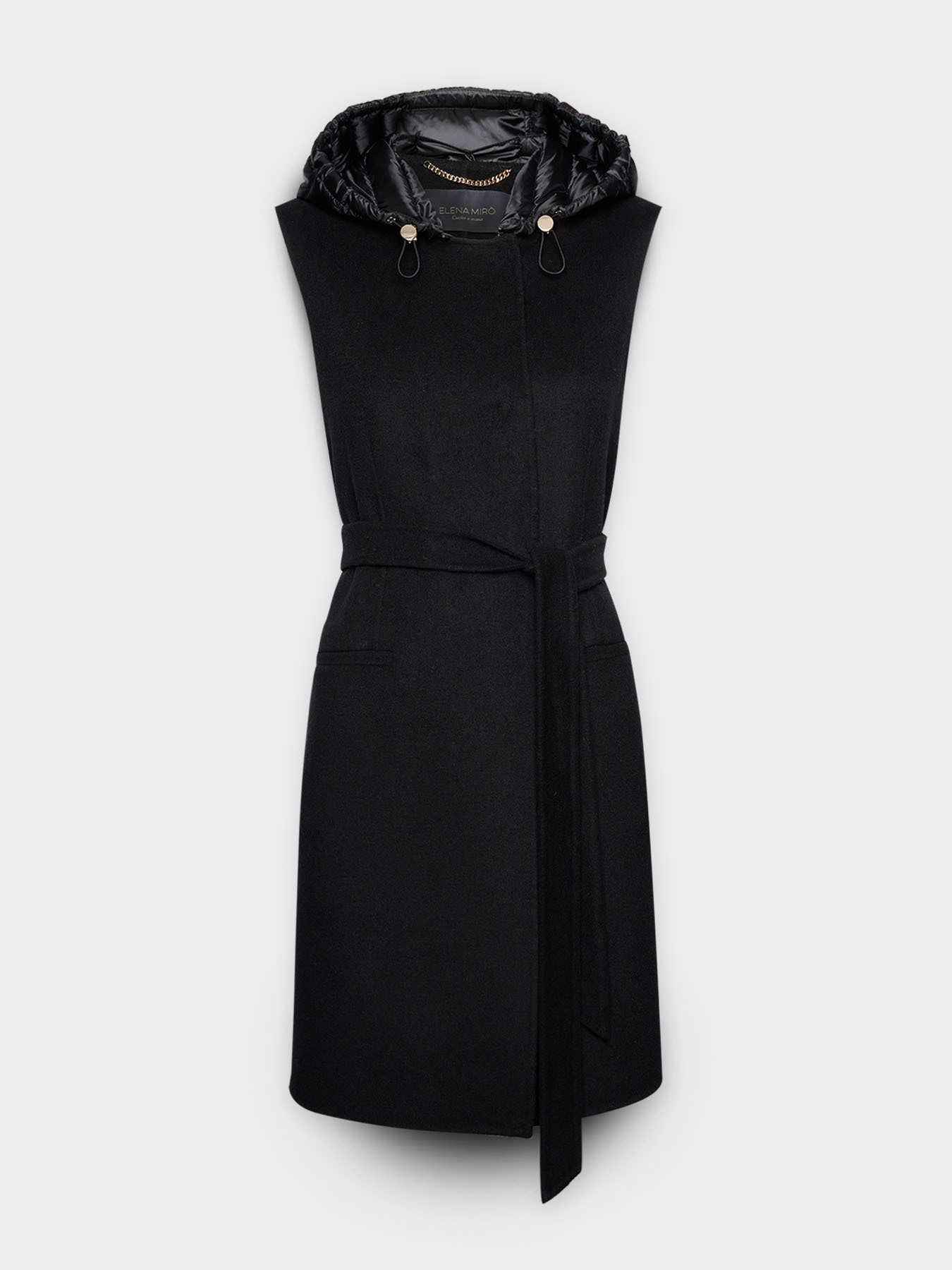 Cappotto sporty senza maniche