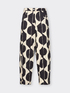 Printed barrel pants image number 4