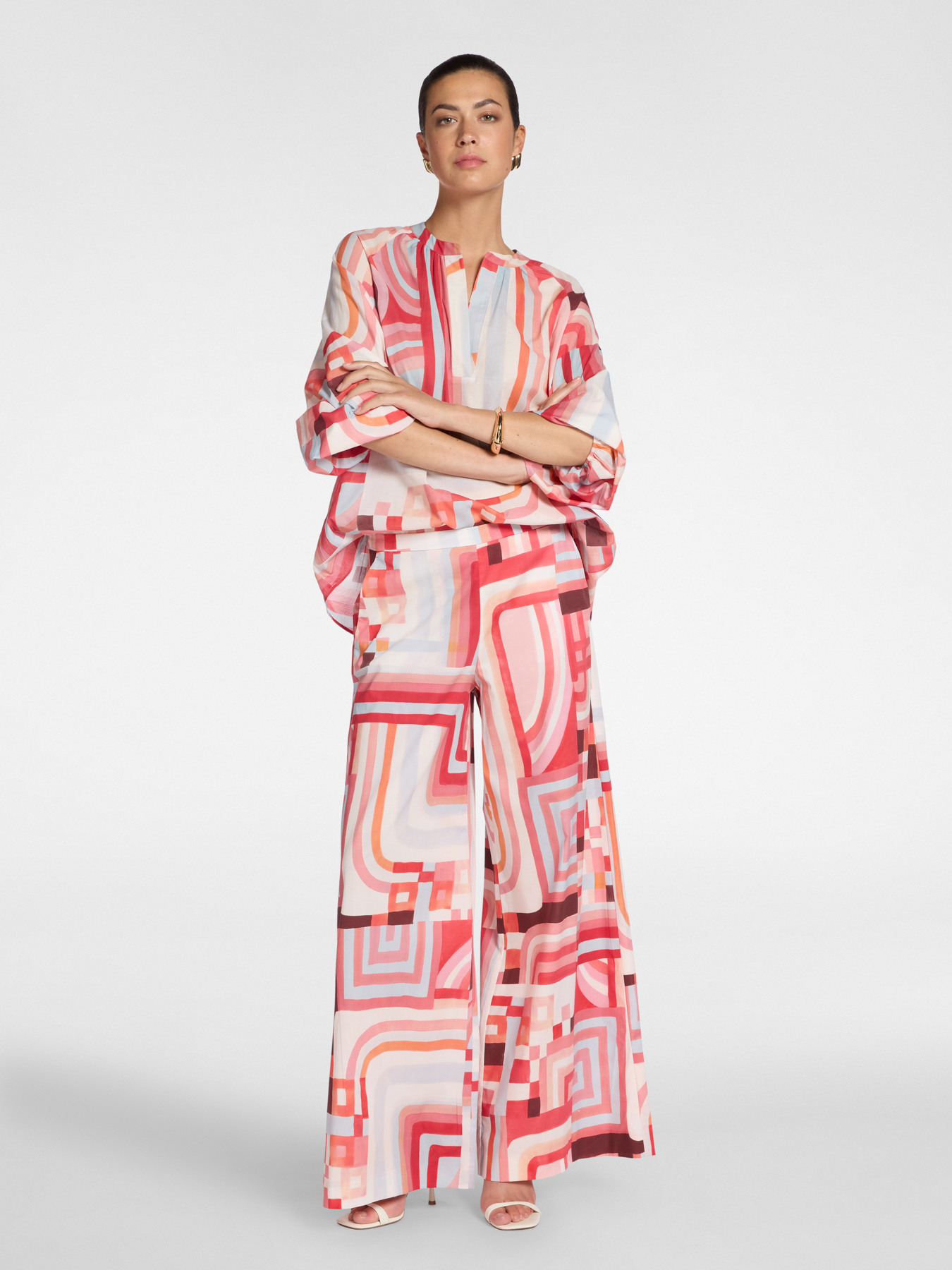 Printed blouse image number 2