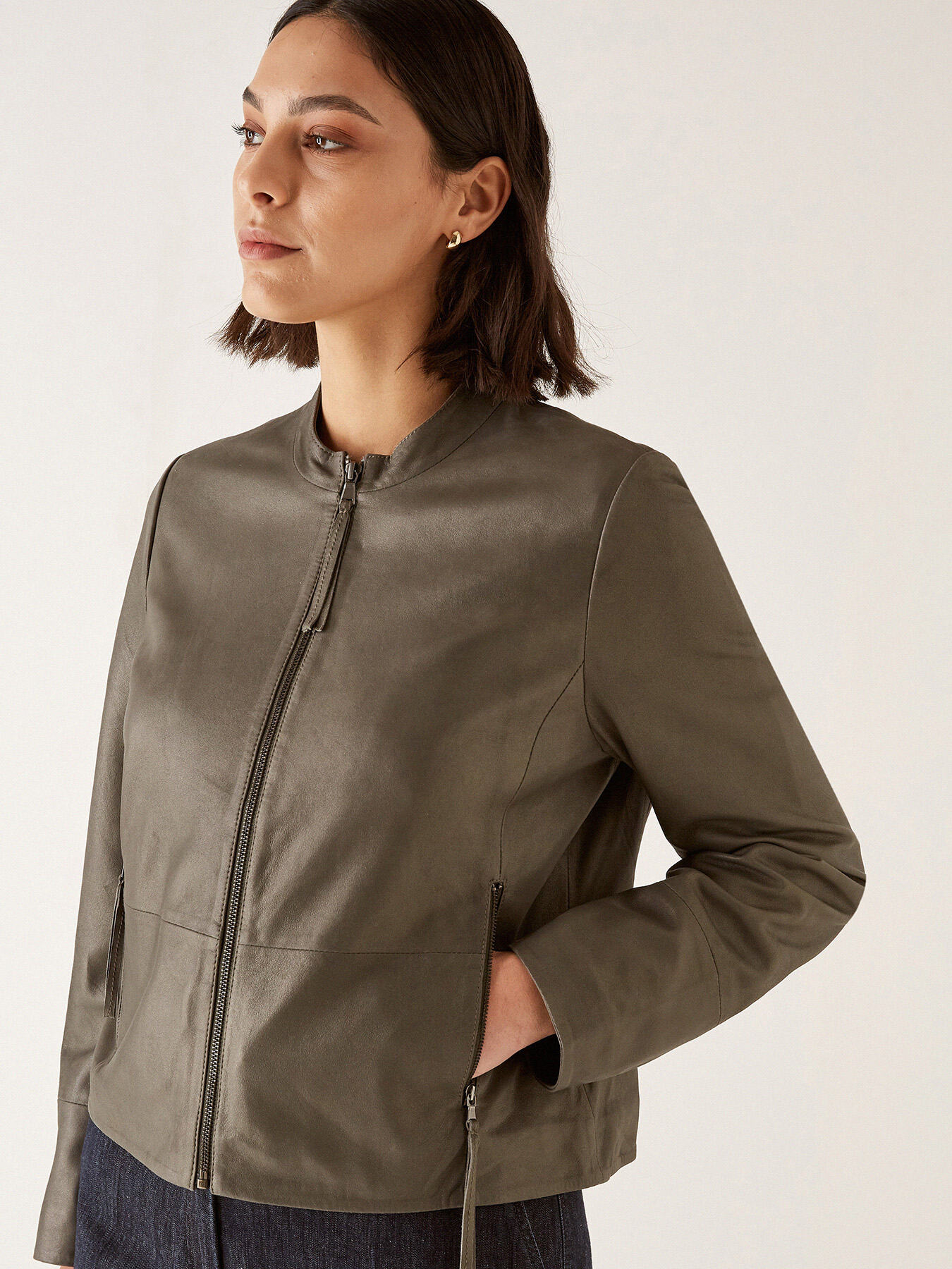 Giubbotto in pelle image number 2