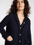 Viscose blend cardigan with fringes image number 3