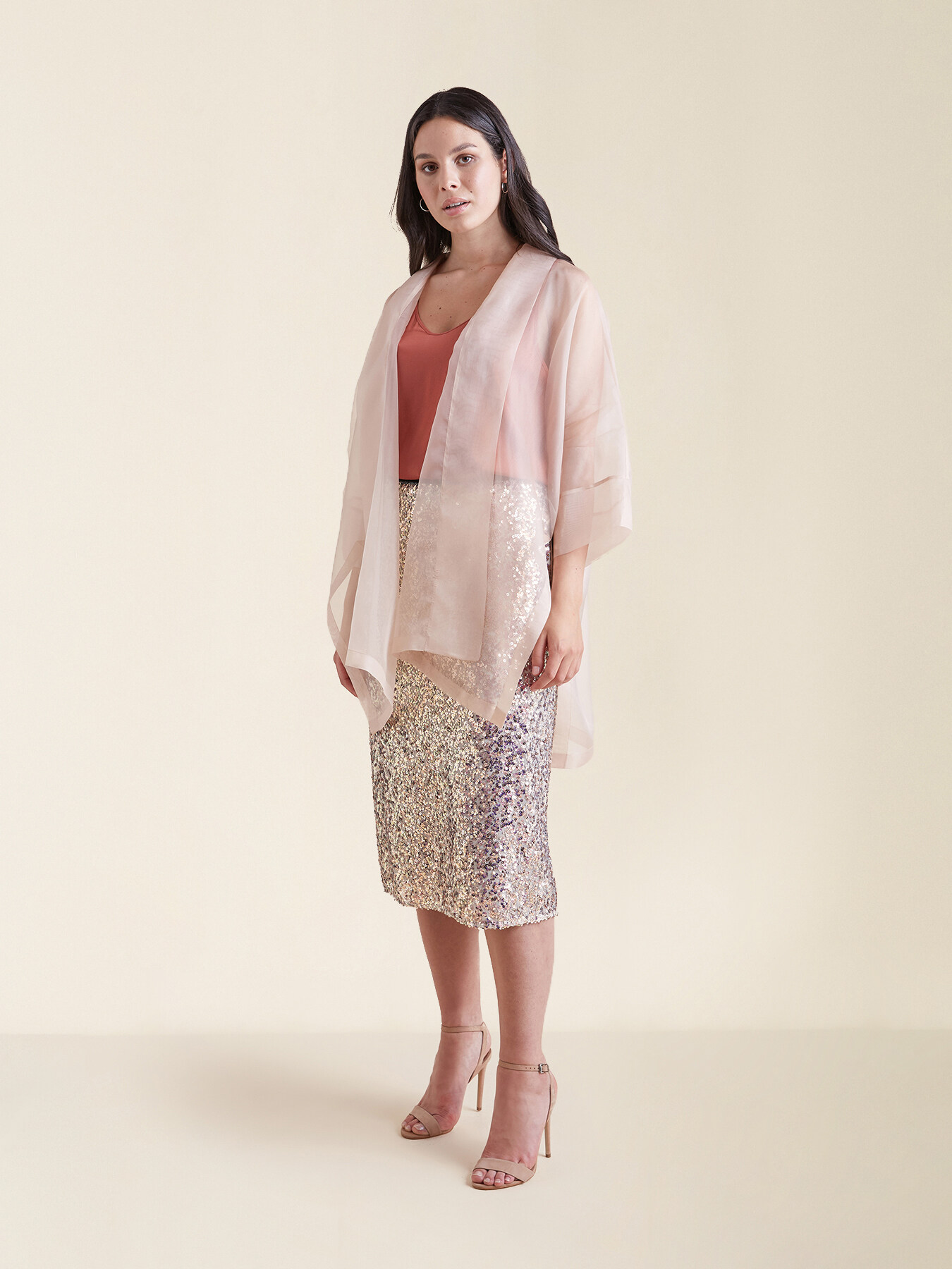 Gonna con paillettes image number 0