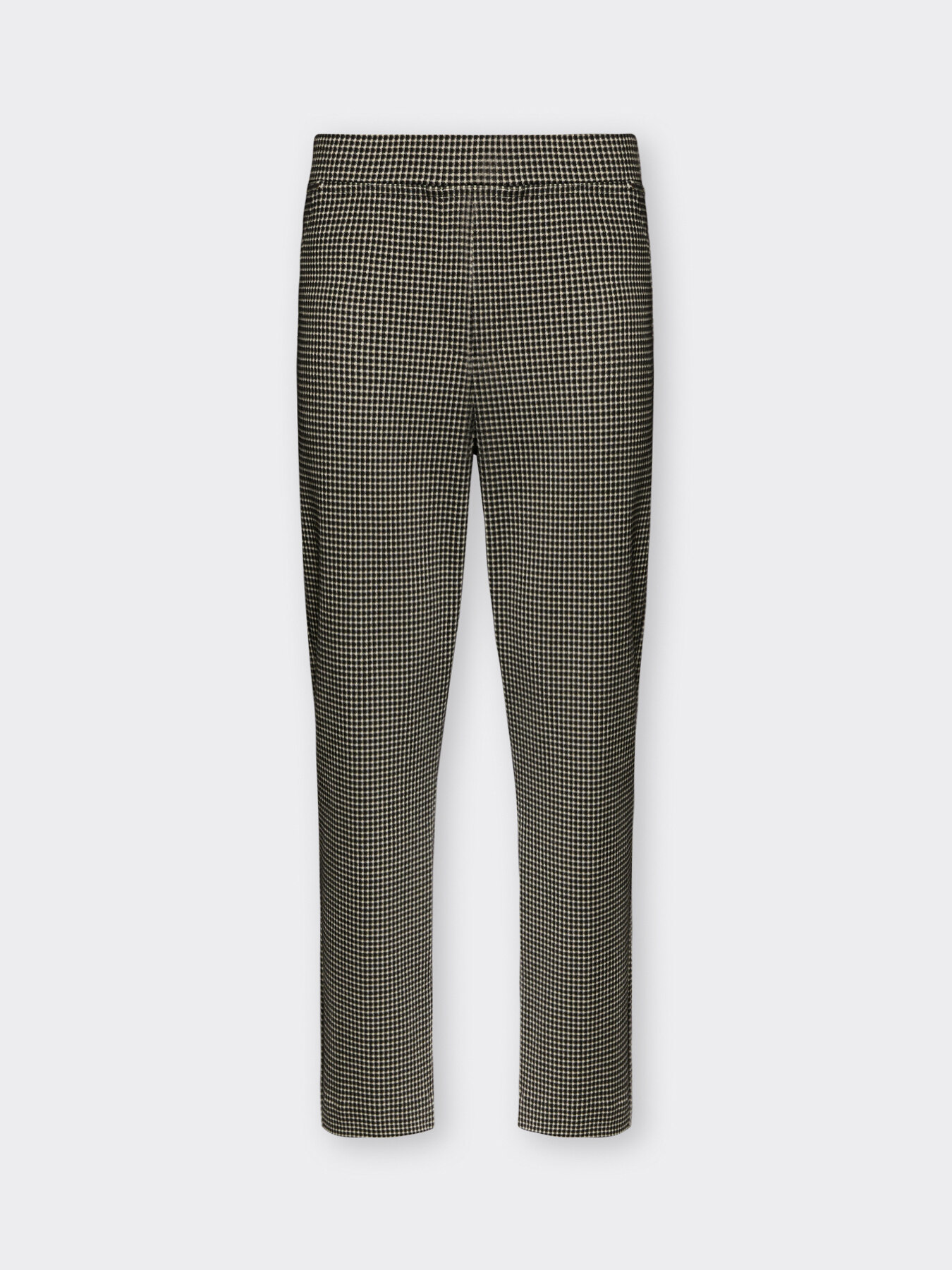 Pantalon slim jacquard court image number 4