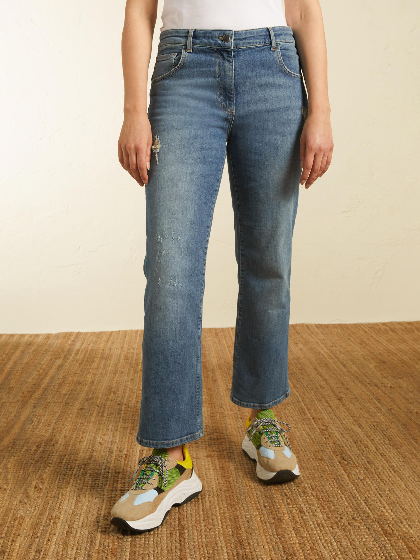 Straight jeans, denim 10 OZ image number 3