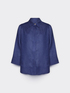 Camicia relaxed fit in lino image number 4