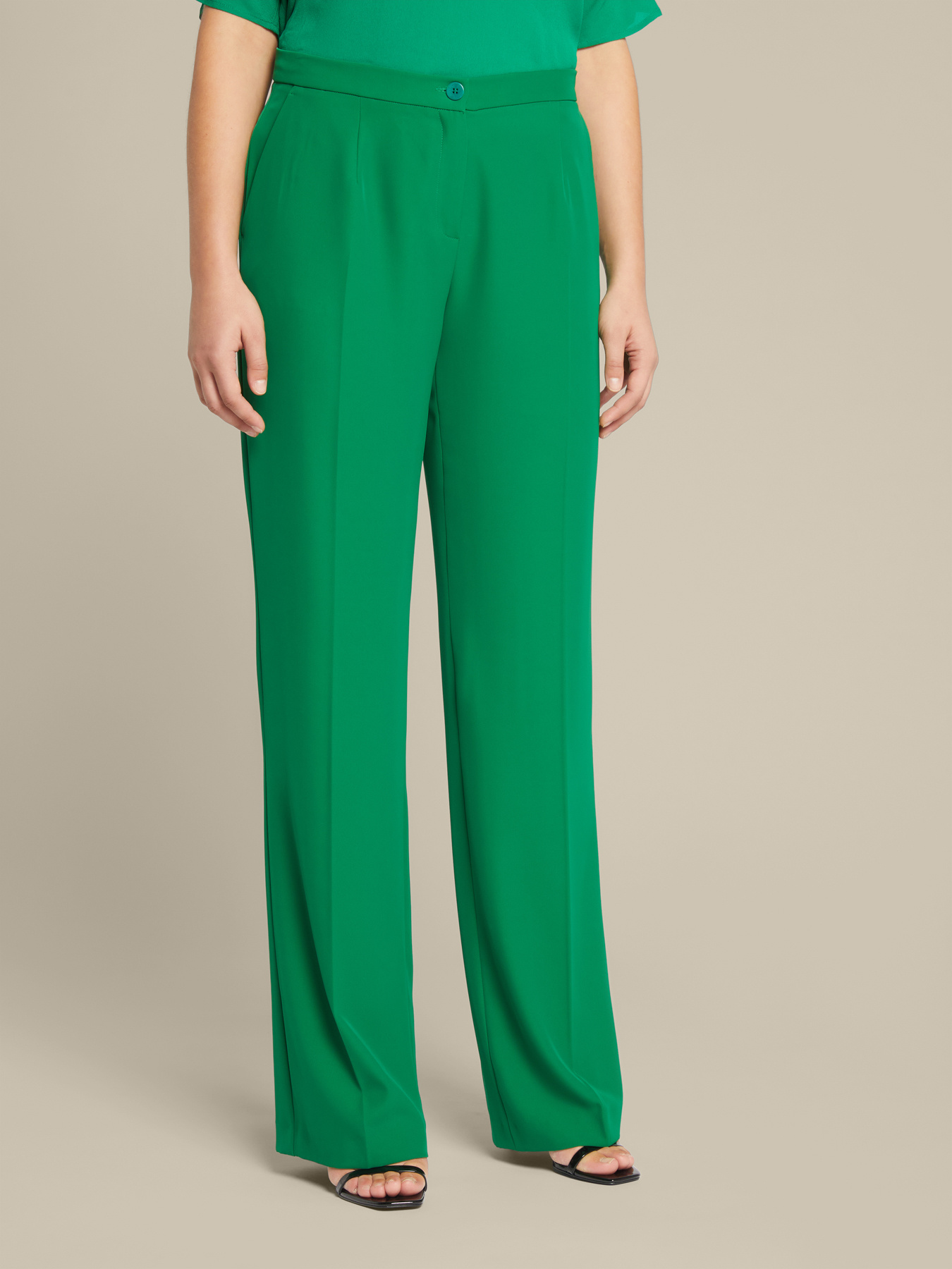 Lange gerade Hose in reiner Leinen image number 2