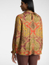 Blusa in viscosa stampata image number 1