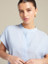 Micro striped blouse image number 3