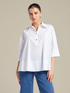 T-shirt with collar and buttons image number 0