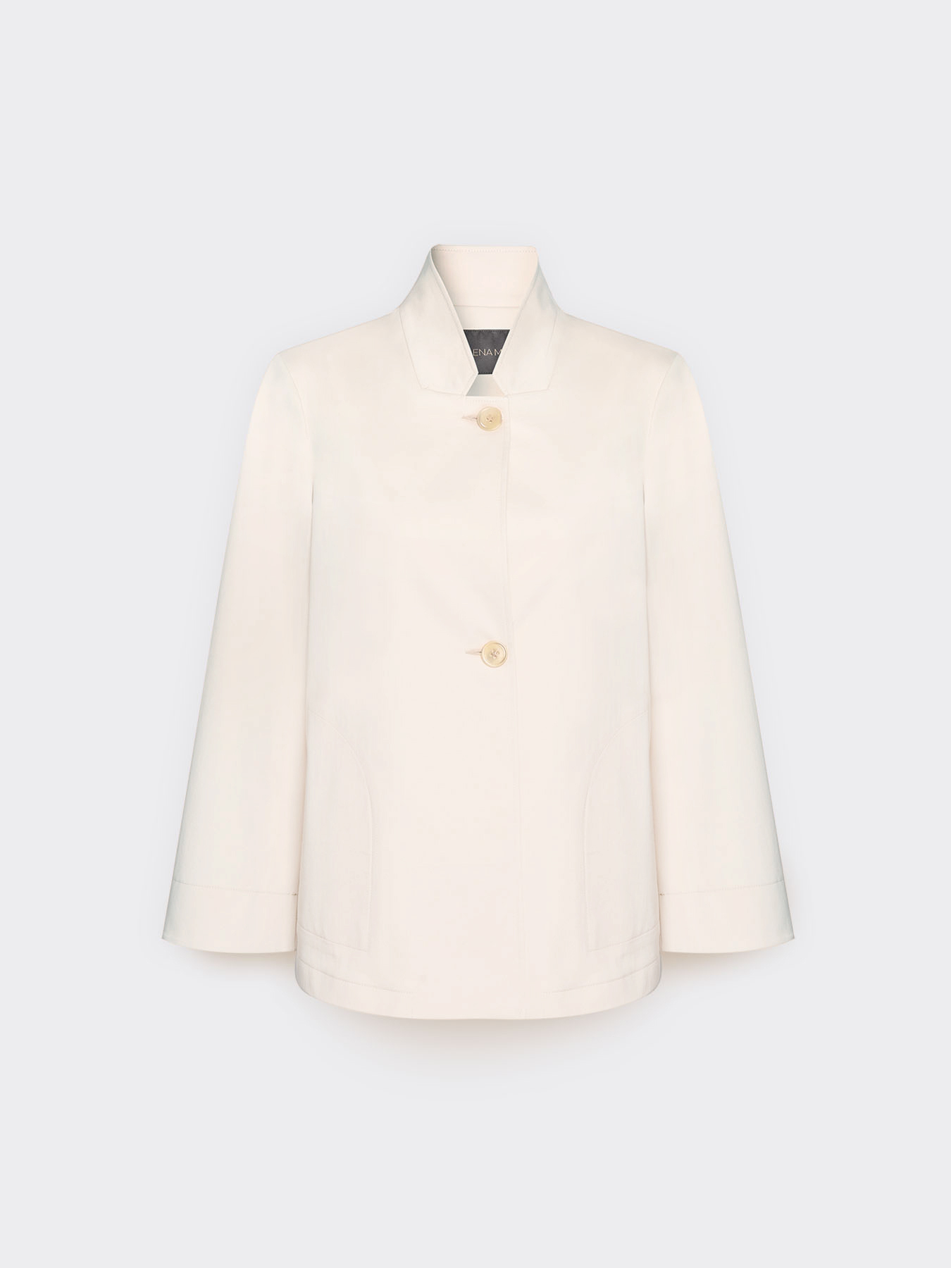 Unstrukturierte Jacke aus Baumwollmischung image number 4