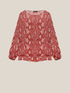 Animal pattern blouse image number 4