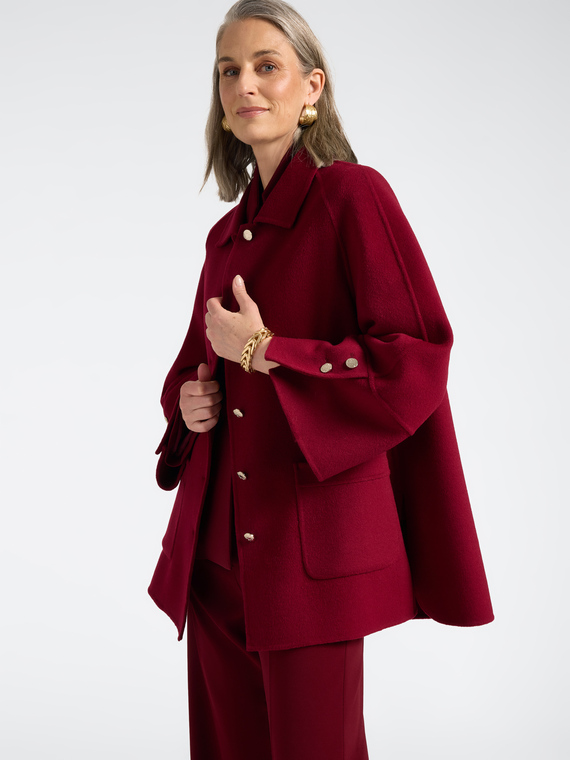 Cappotto misto lana double