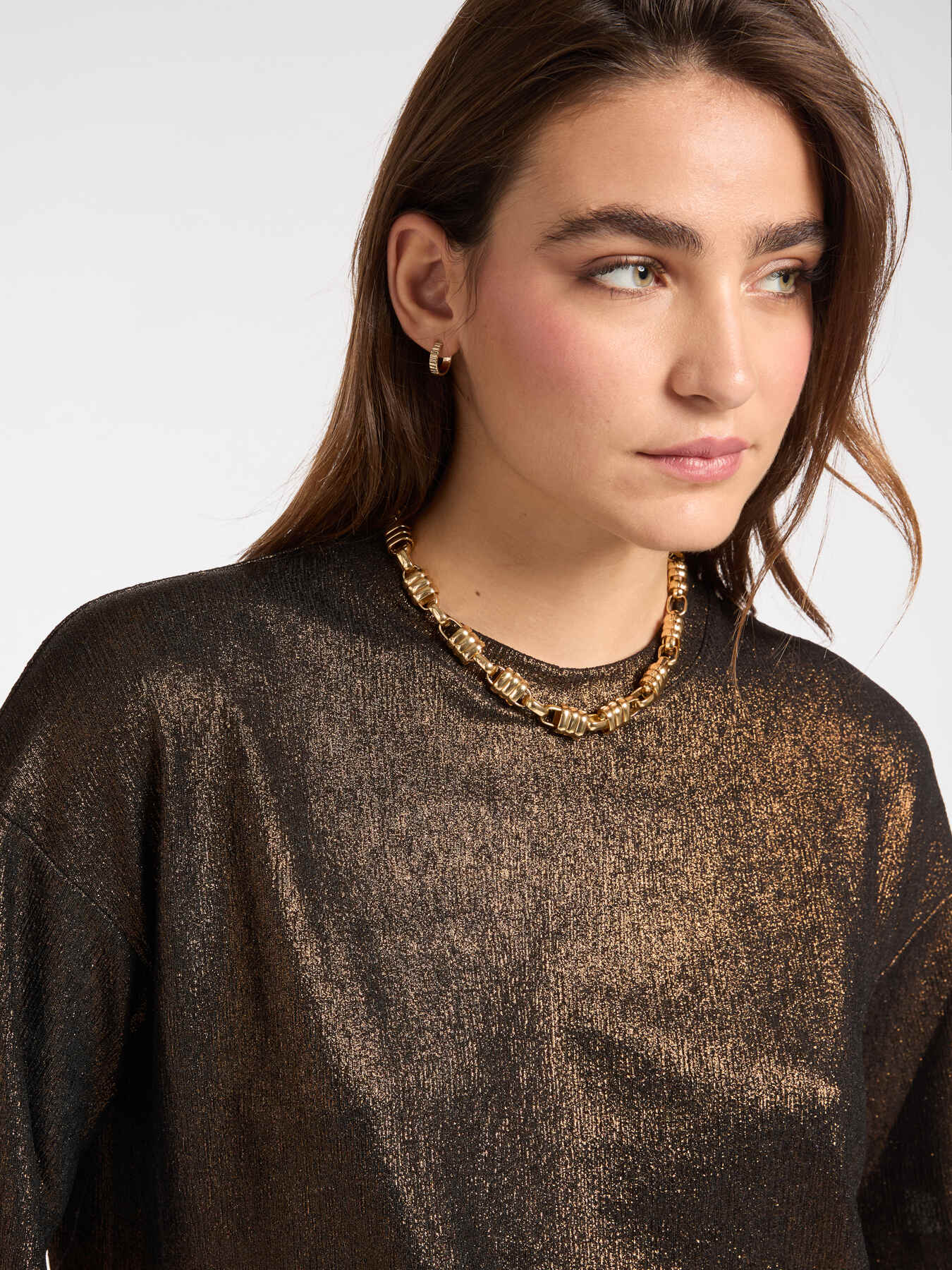 Camiseta de malha laminada image number 3