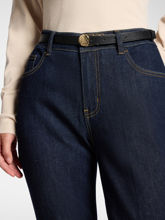 Reversible Monogram leather belt
