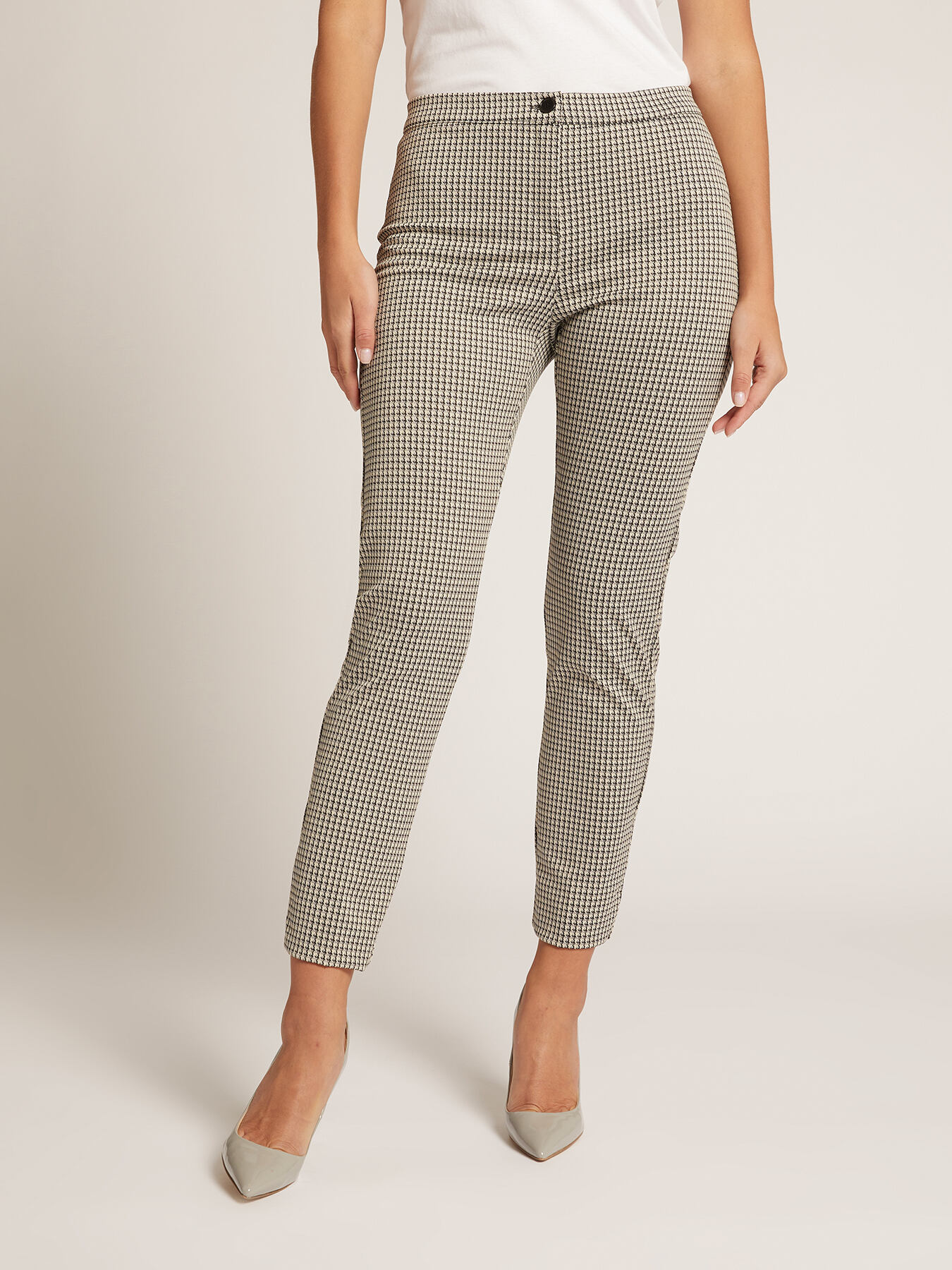 Gemusterte Skinny-Hose image number 3