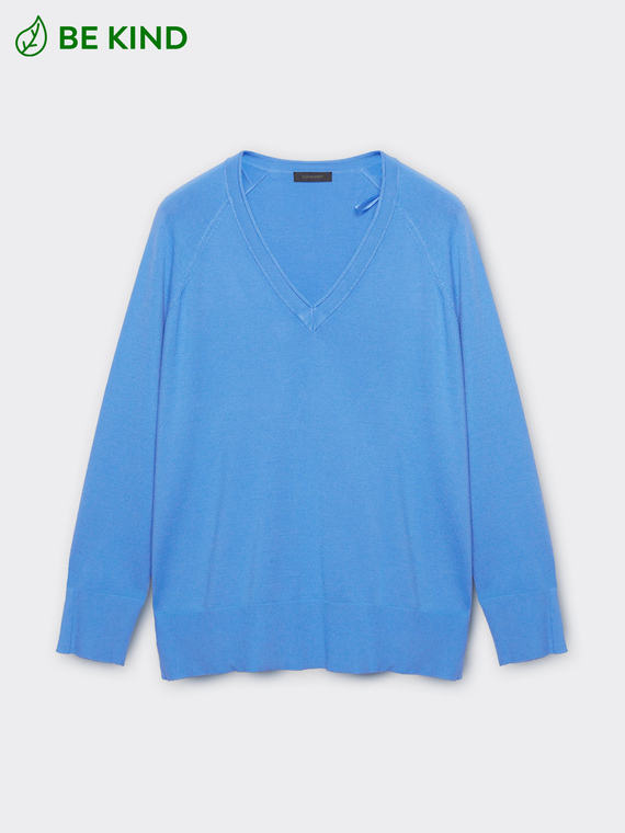 Pullover aus Komfort-Viskose ECOVERO™, Basic-Modell