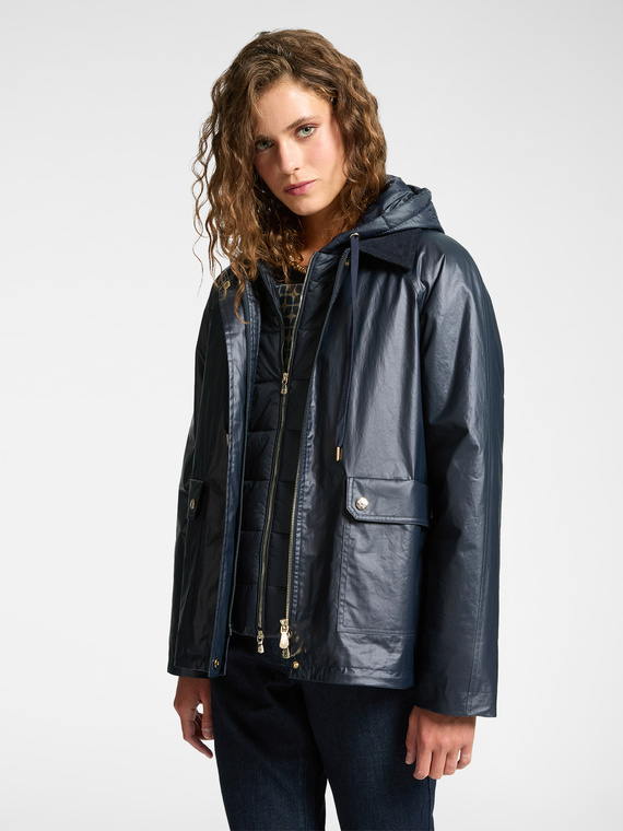 Baumwoll-Parka-Layering