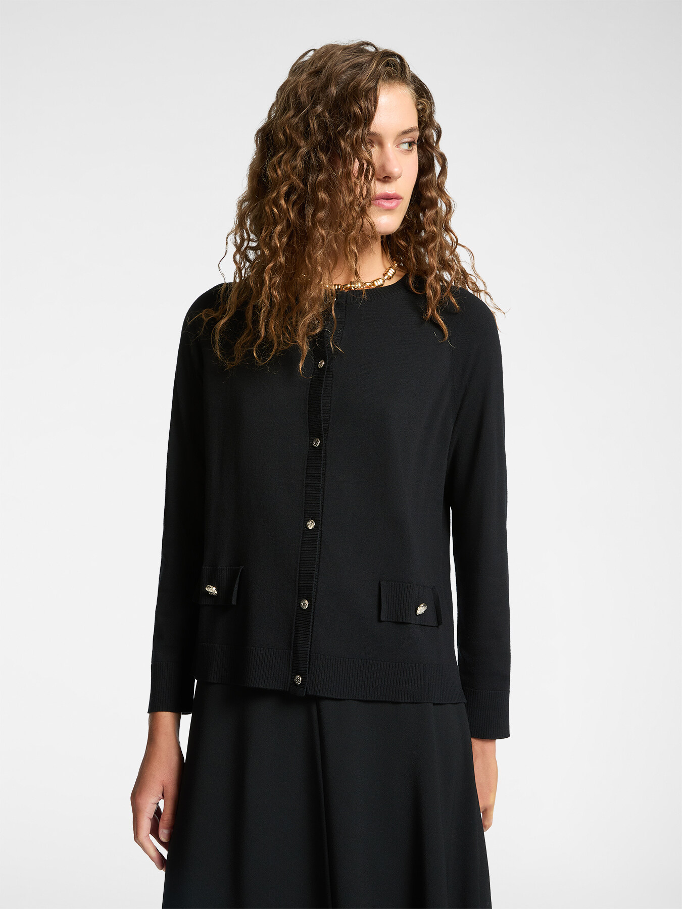 Strickjacke mit Knöpfen image number 0