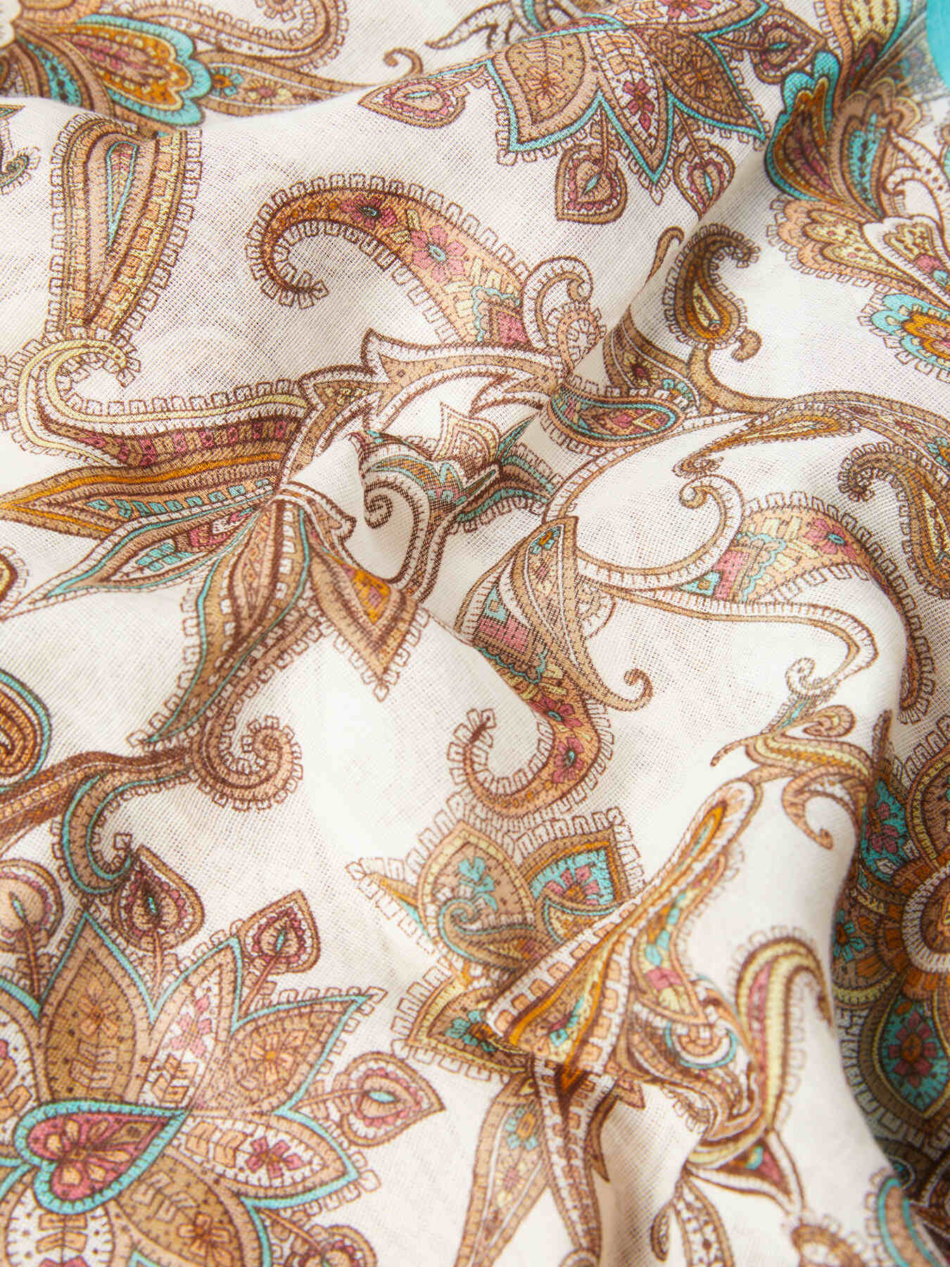 Echarpe com estampa de caxemira image number 1