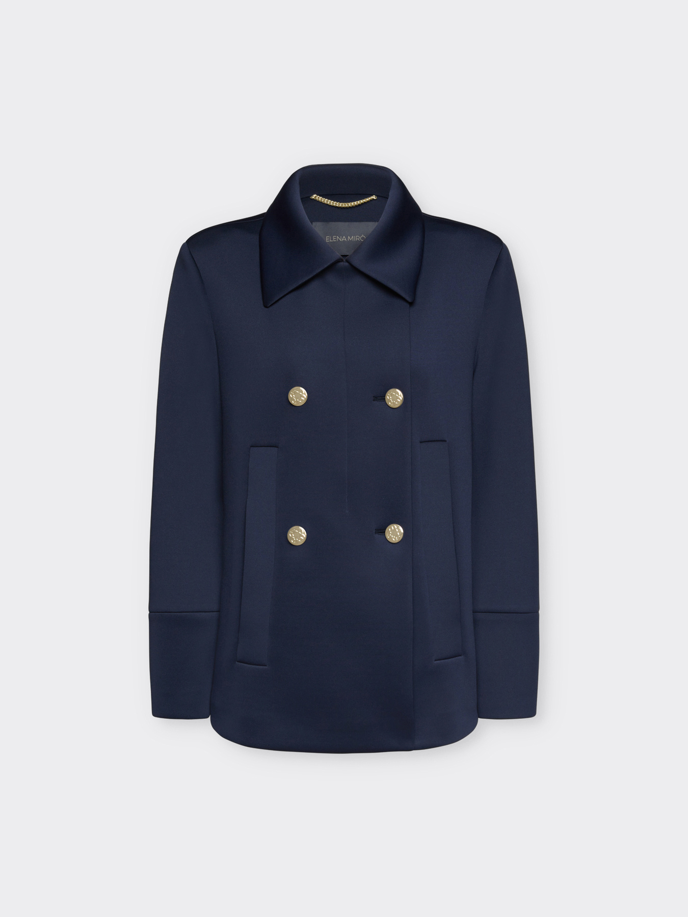 Peacoat aus Scuba-Stoff image number 5