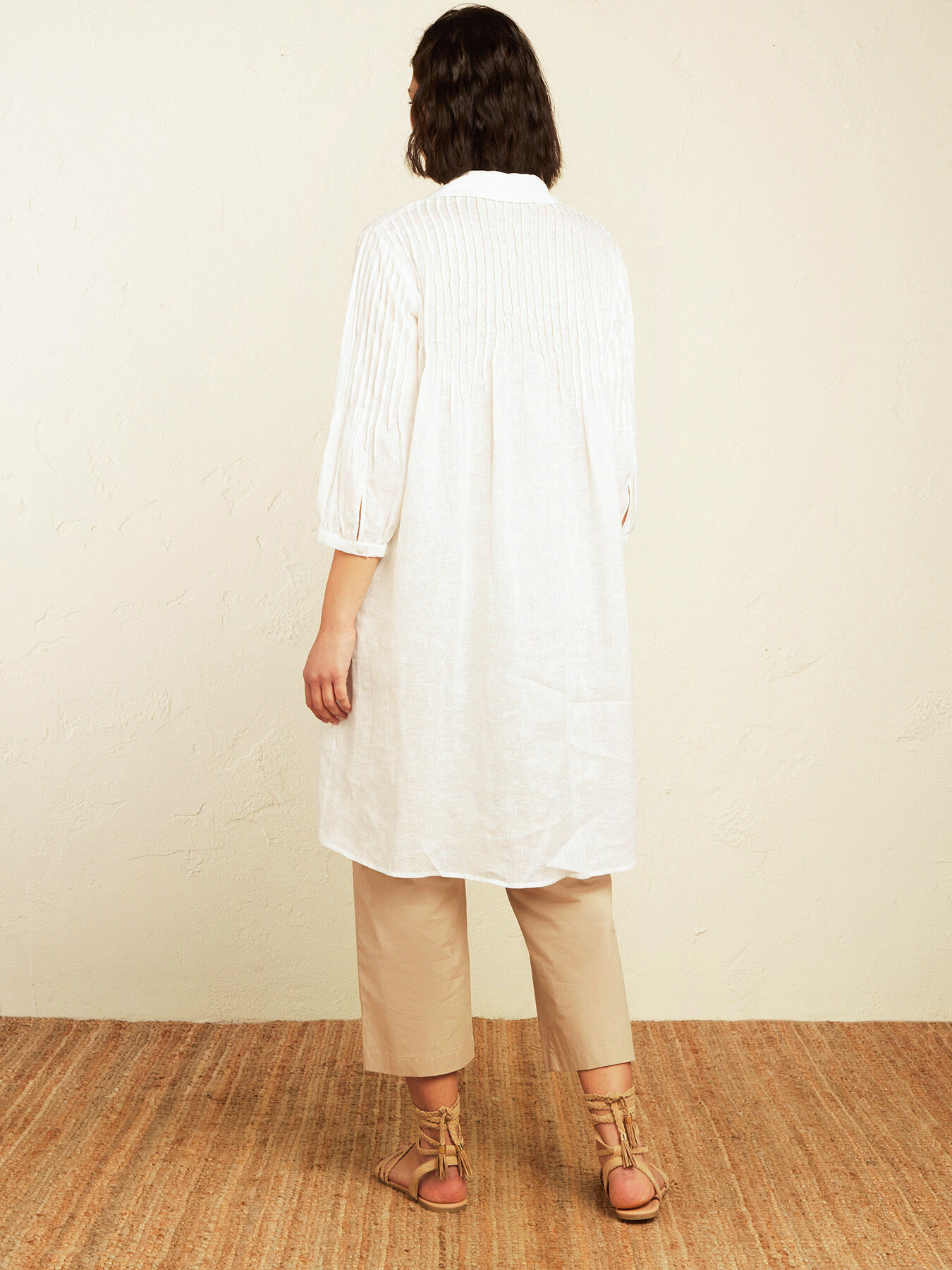 Vestido en puro lino image number 1