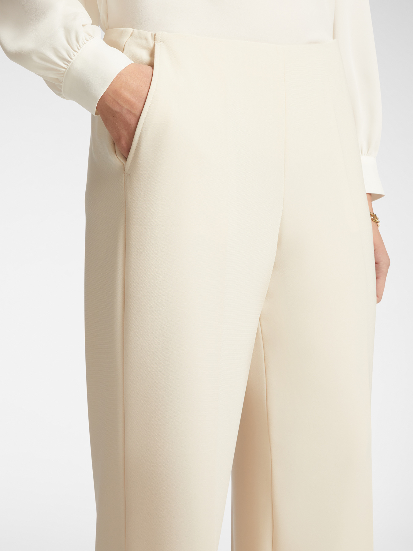 Pantalones palazzo elegantes image number 3