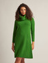 Knit dress with cowl neck image number 2