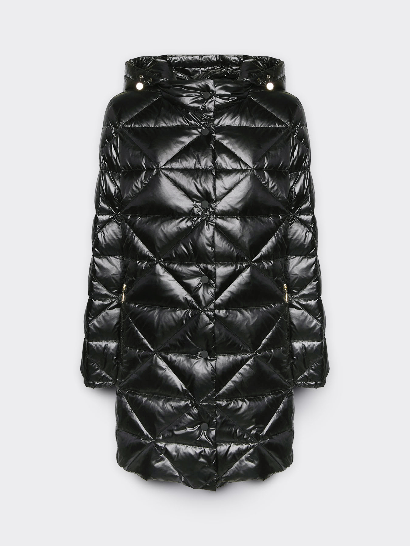 Quilted down jacket with hood image number 4