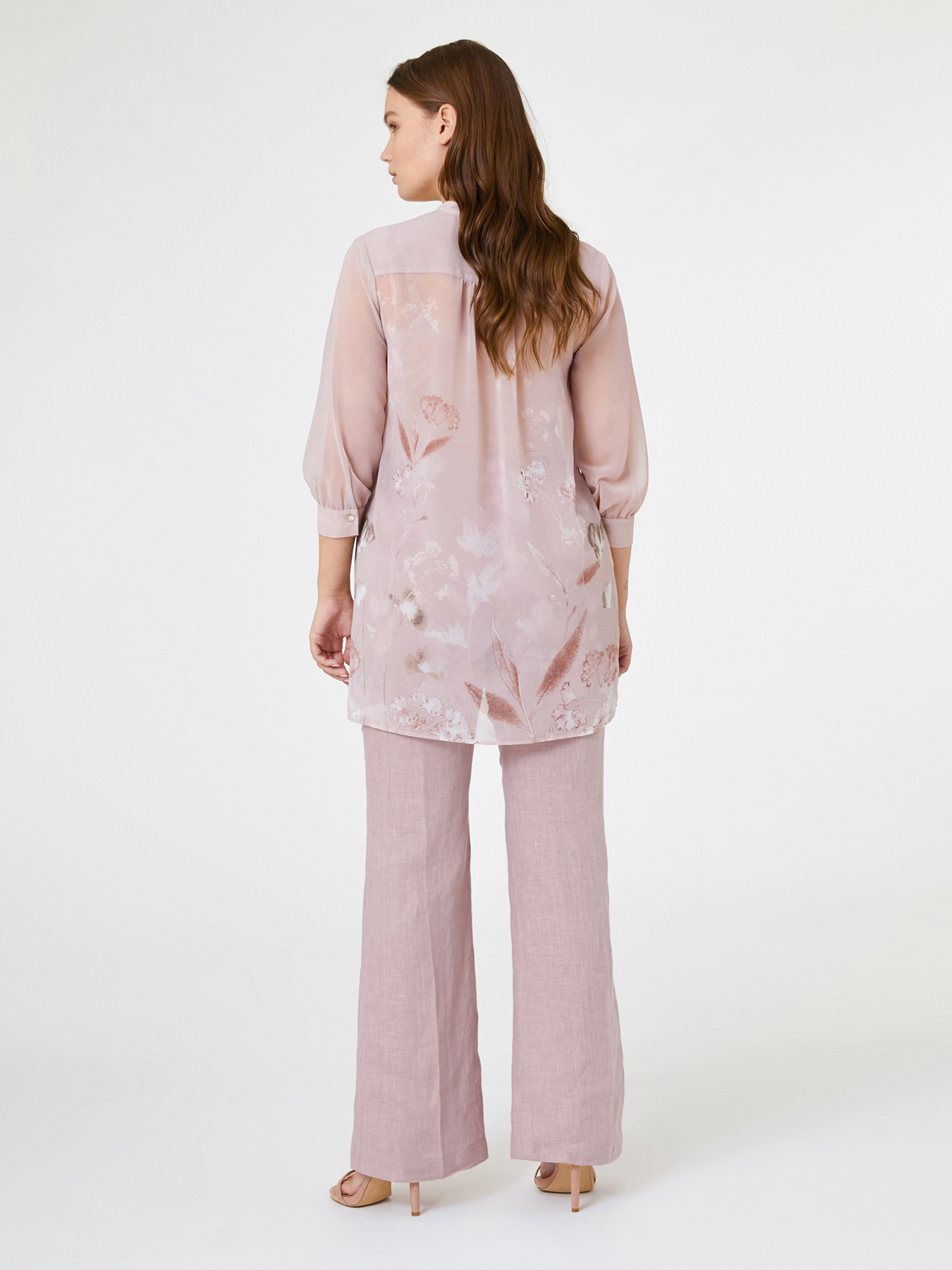 Camicia floreale in viscosa image number 2