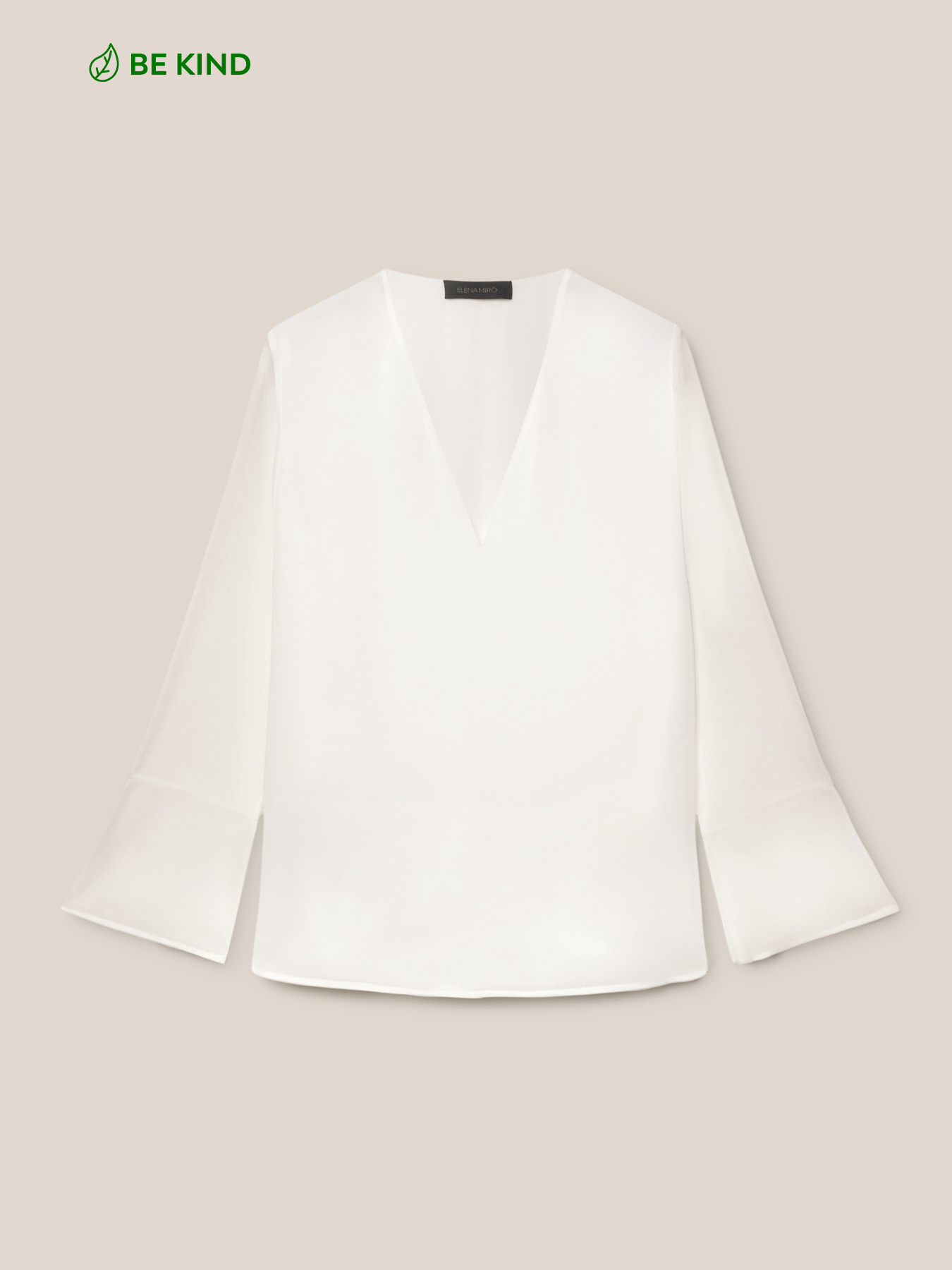 Blusa elegante con pu&ntilde;os de p&eacute;talo image number 4