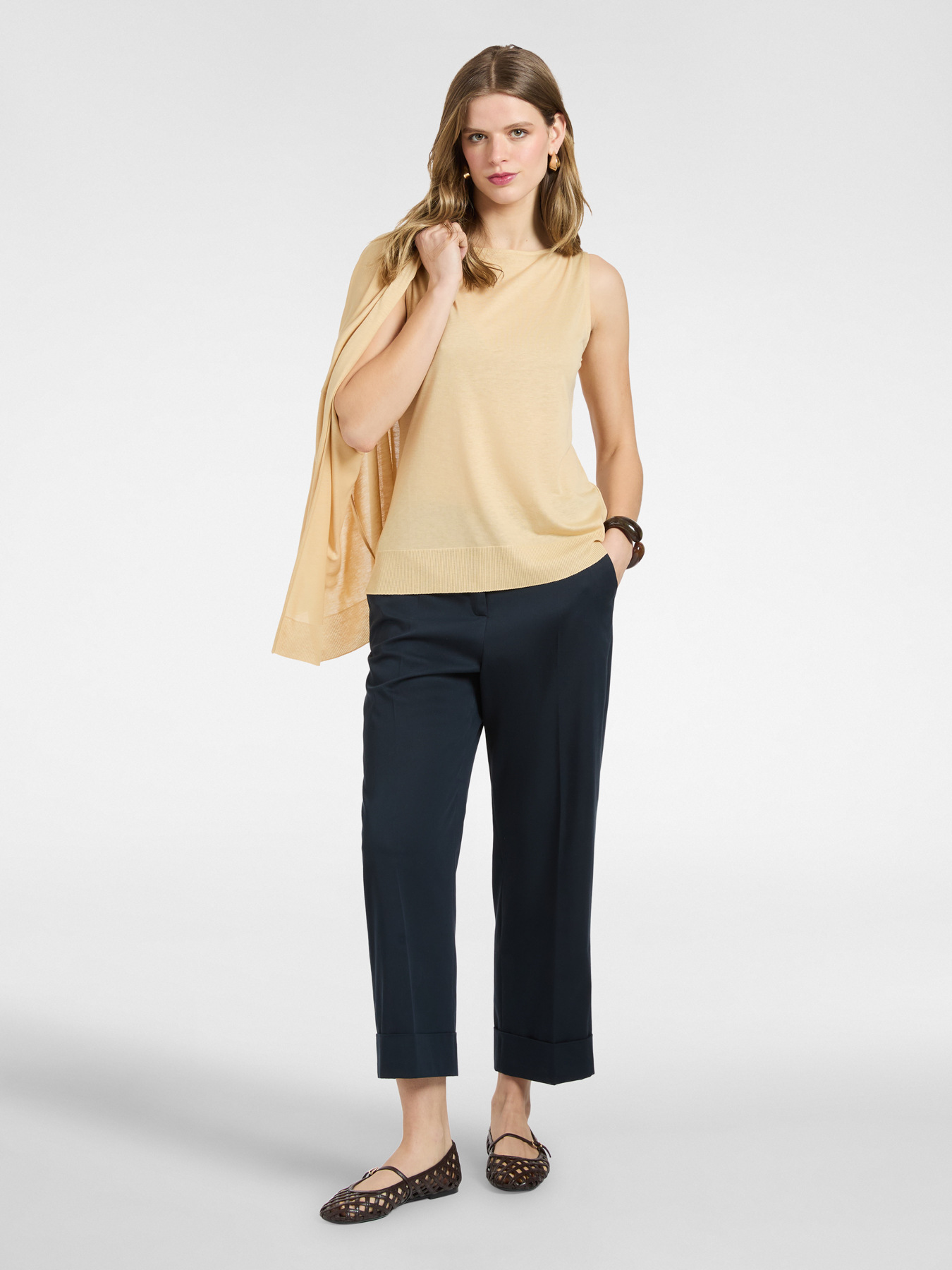 Boat neck top image number 2