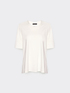 T-shirt con inserto dietro image number 4