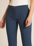 BASIC STRETCH TECHNICAL FABRIC TROUSERS image number 4