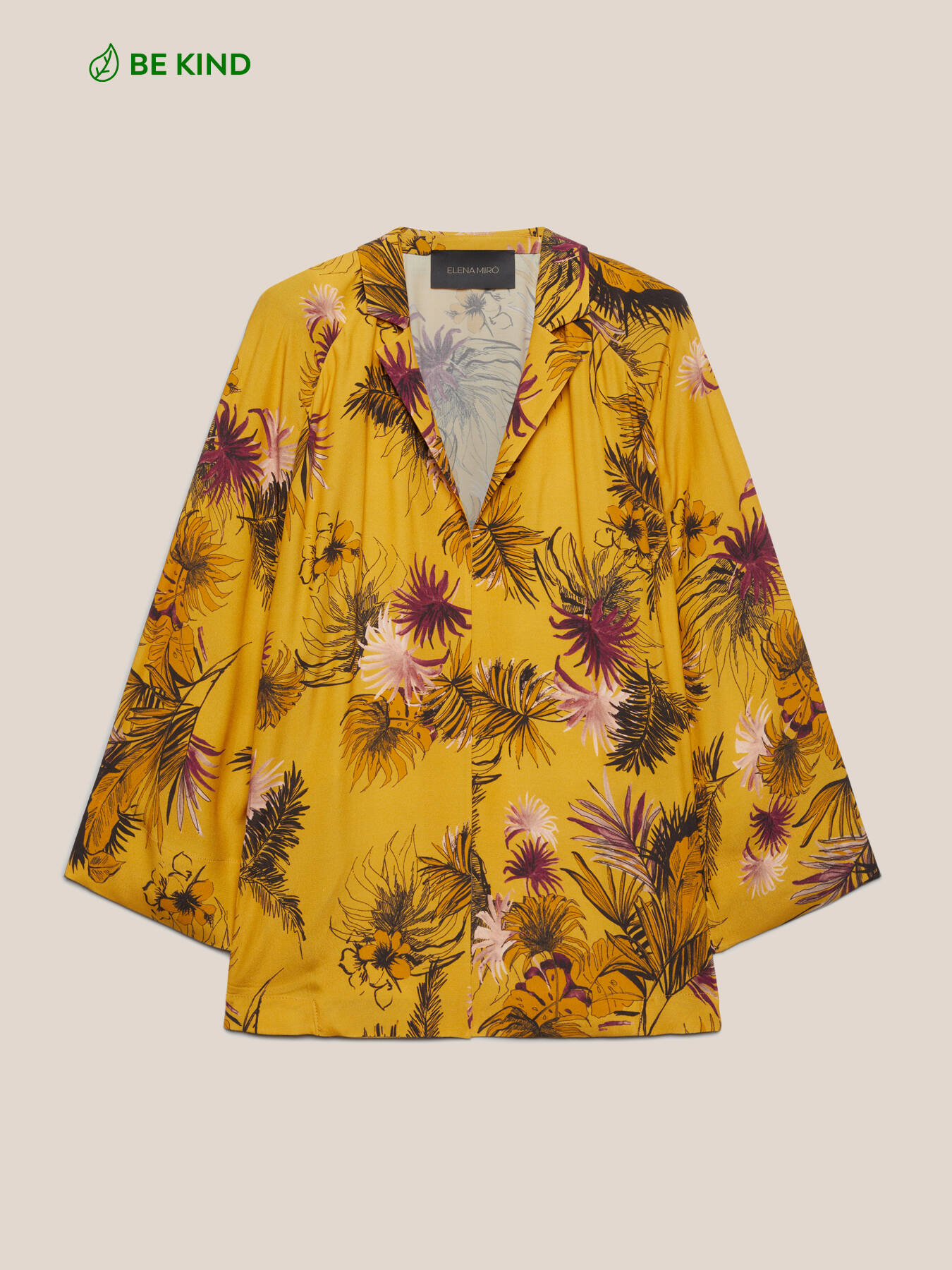 Bedruckter Blazer aus ECOVERO™-Viskose image number 4