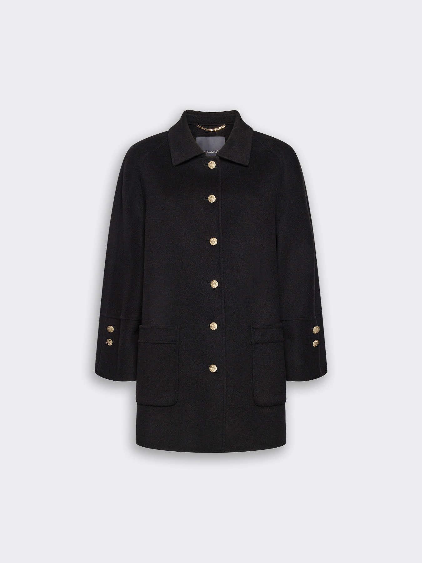 Cappotto misto lana double image number 4