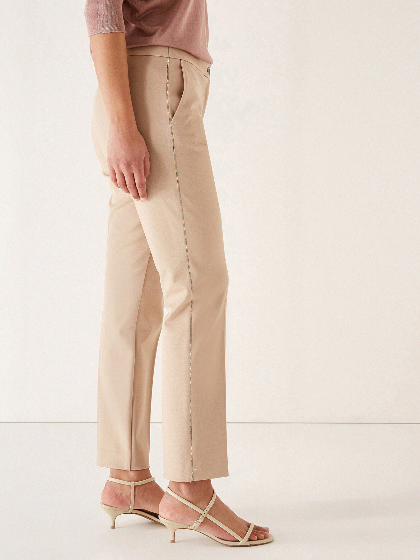 Pantalon chino en piquet image number 2