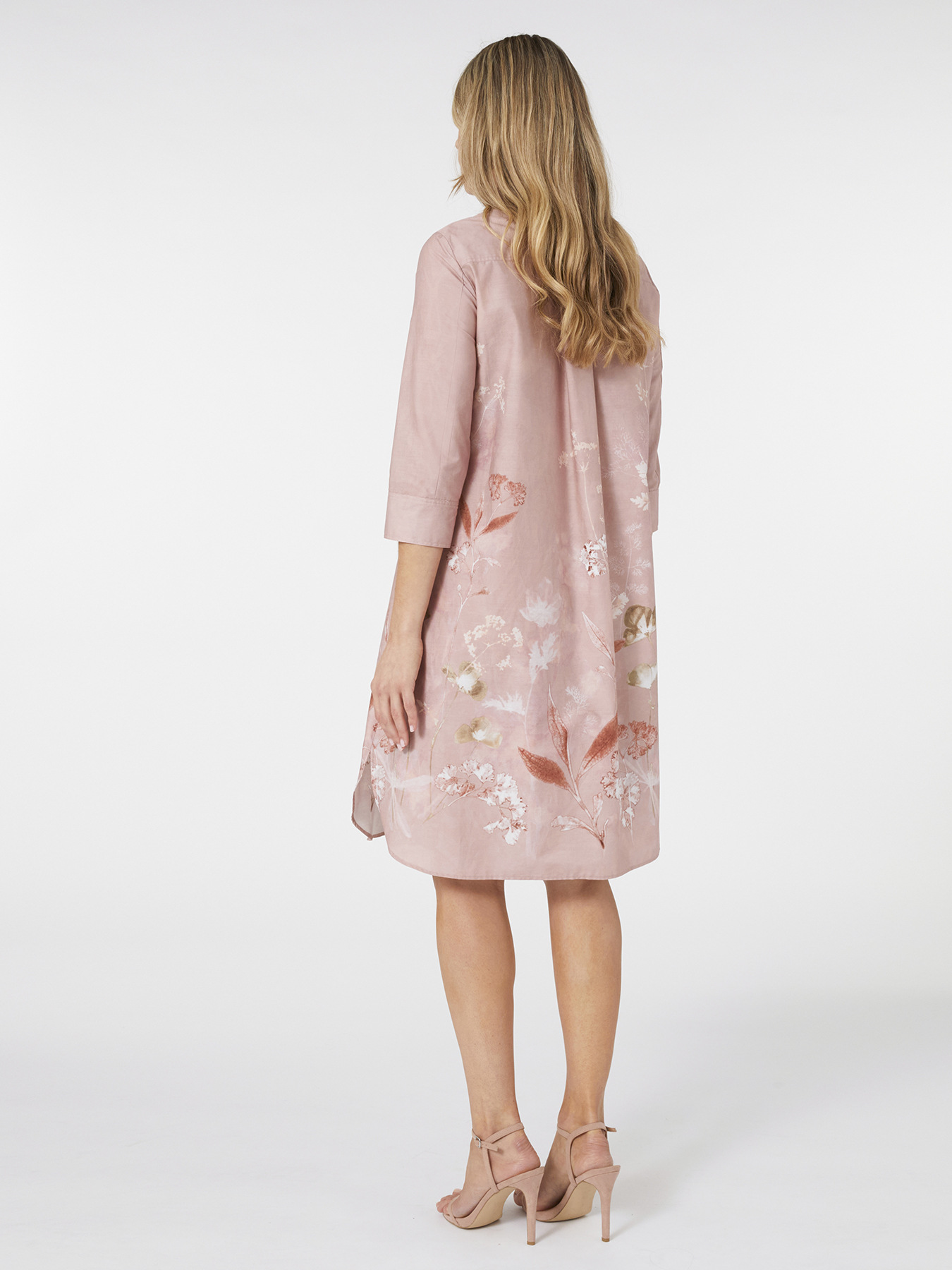 Robe chemisier &agrave; fleurs image number 1