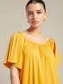 Abito off shoulders in cotone image number 0