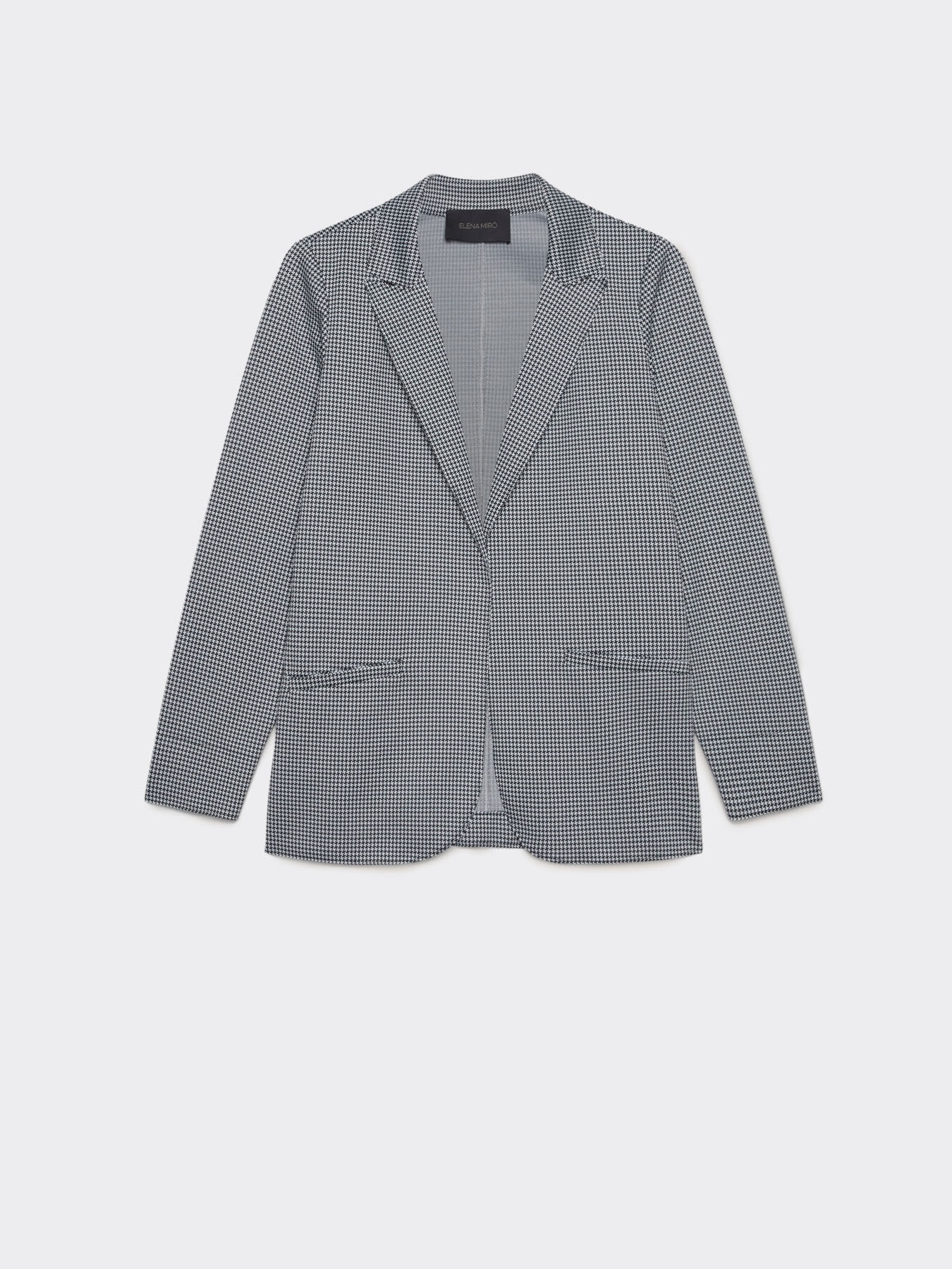 Jacquard blazer jacket image number 5