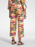 Pantaloni cropped stampati image number 1