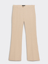 Pantalon flare en tissu peign&eacute; image number 4