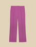STRAIGHT-LEG ENVER SATIN CADY TROUSERS image number 3