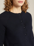 ECOVERO™ viscose crew-neck cardigan with pockets image number 2