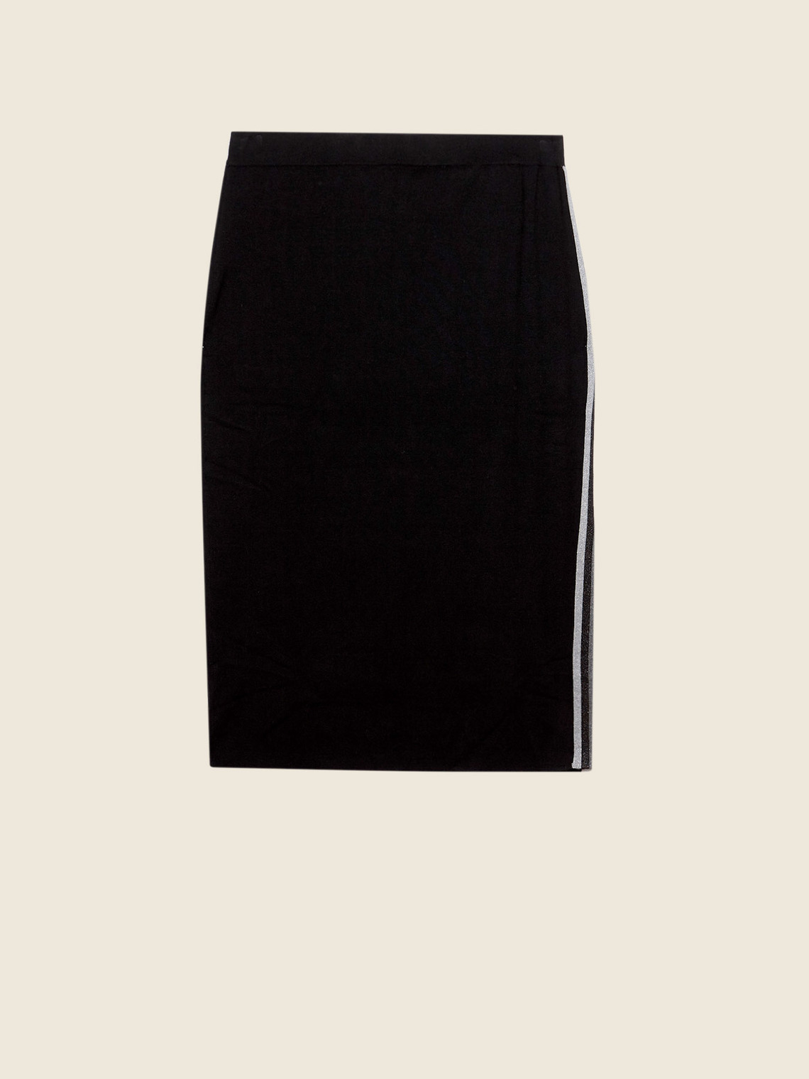 Elenamiro: Saia de malha com borda lateral_7