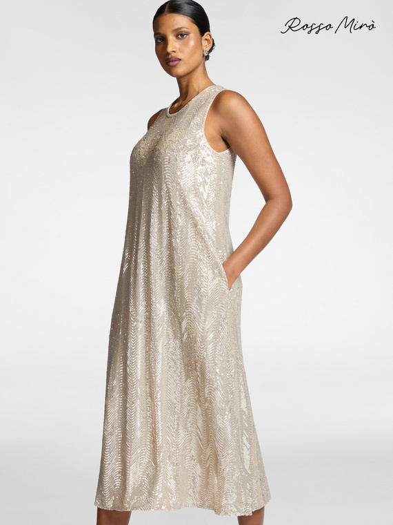 Vestido de tul con lentejuelas