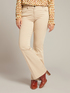 Cotton flared trousers image number 1