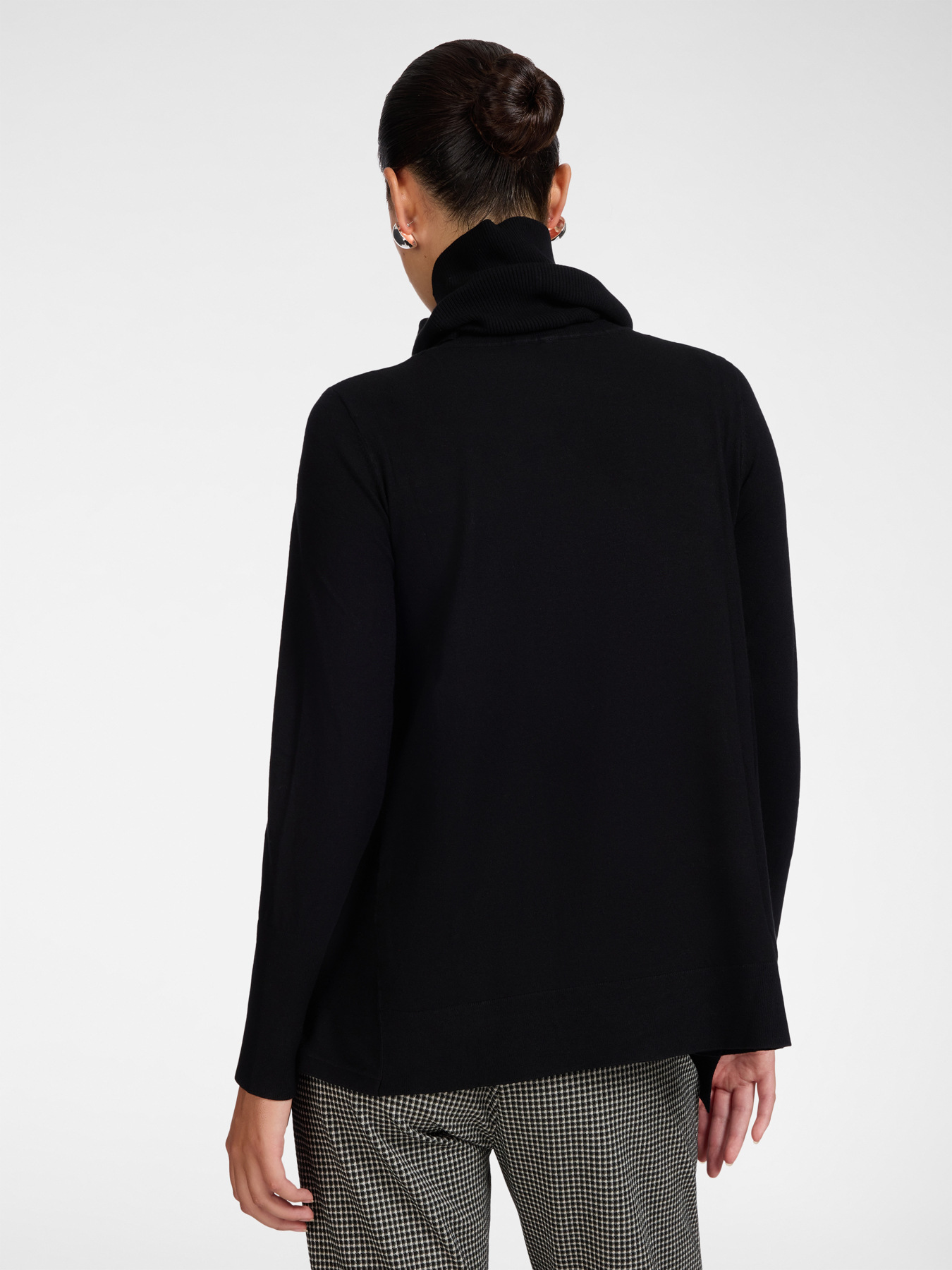 Viscose turtleneck sweater image number 1